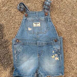 OshKosh B'gosh Kids Blue Short Overalls